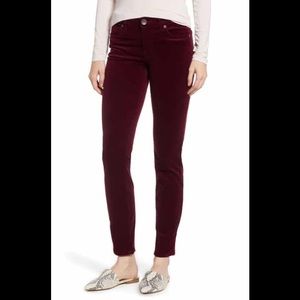 Nordstrom corduroy utility pant burgundy fig 18W